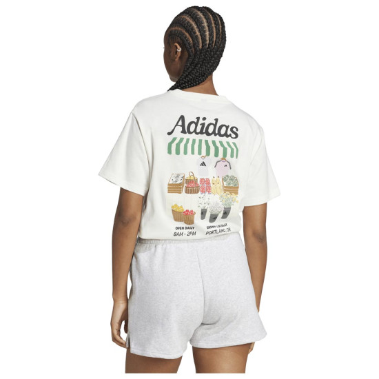 Adidas Γυναικεία κοντομάνικη μπλούζα Farmers Market Tee Adidas Γυναικεία κοντομάνικη μπλούζα Farmers Market Tee